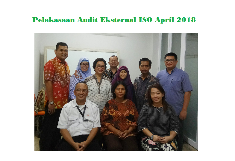 Audit Eksternal ISO April 2018