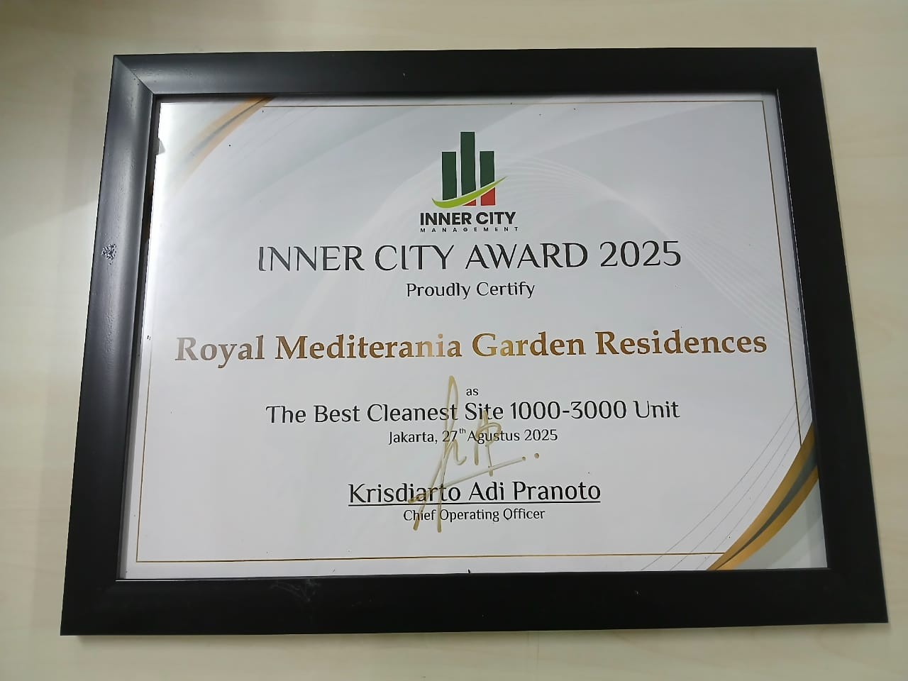 The Best Cleanest Site 1000-3000 Unit Inner City Area Royal Mediterania Residences 2025